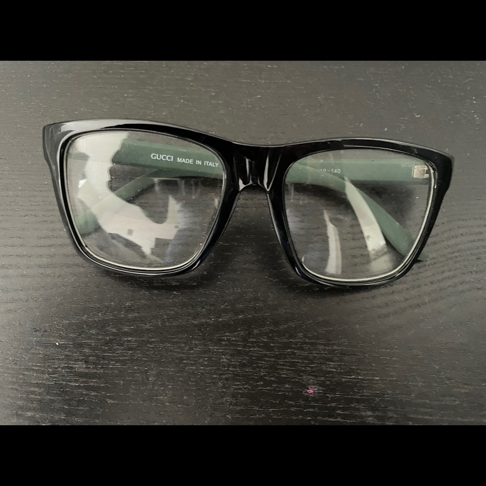 Gucci clear glasses